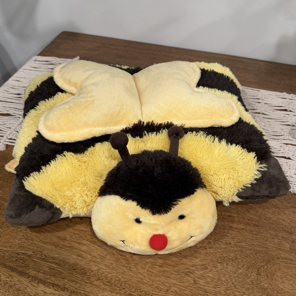 My Pillow Pets Bumble Bee Plush 19" Stuffed Animal Foldable Large Stuffy